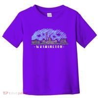 Washington Cartoon Style Illustration Toddler T-Shirt thumb 0