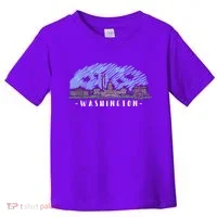 Washington Cartoon Style Illustration Toddler T-Shirt thumb 0