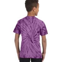 Washington Cartoon Style Illustration Kids Tie-Dye T-Shirt thumb 1