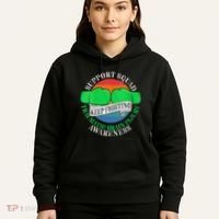Wo Cancer Support Awareness Squad I TBI Traumatic Brain Injury Hoodie thumb 5