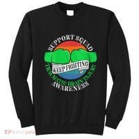 Wo Cancer Support Awareness Squad I TBI Traumatic Brain Injury Sweatshirt thumb 0