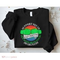 Wo Cancer Support Awareness Squad I TBI Traumatic Brain Injury Sweatshirt thumb 2