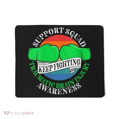 Wo Cancer Support Awareness Squad I TBI Traumatic Brain Injury Mousepad