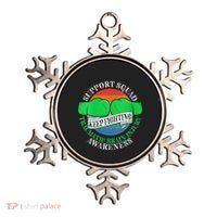Wo Cancer Support Awareness Squad I TBI Traumatic Brain Injury Ornament thumb 0