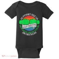 Wo Cancer Support Awareness Squad I TBI Traumatic Brain Injury Baby Bodysuit thumb 0