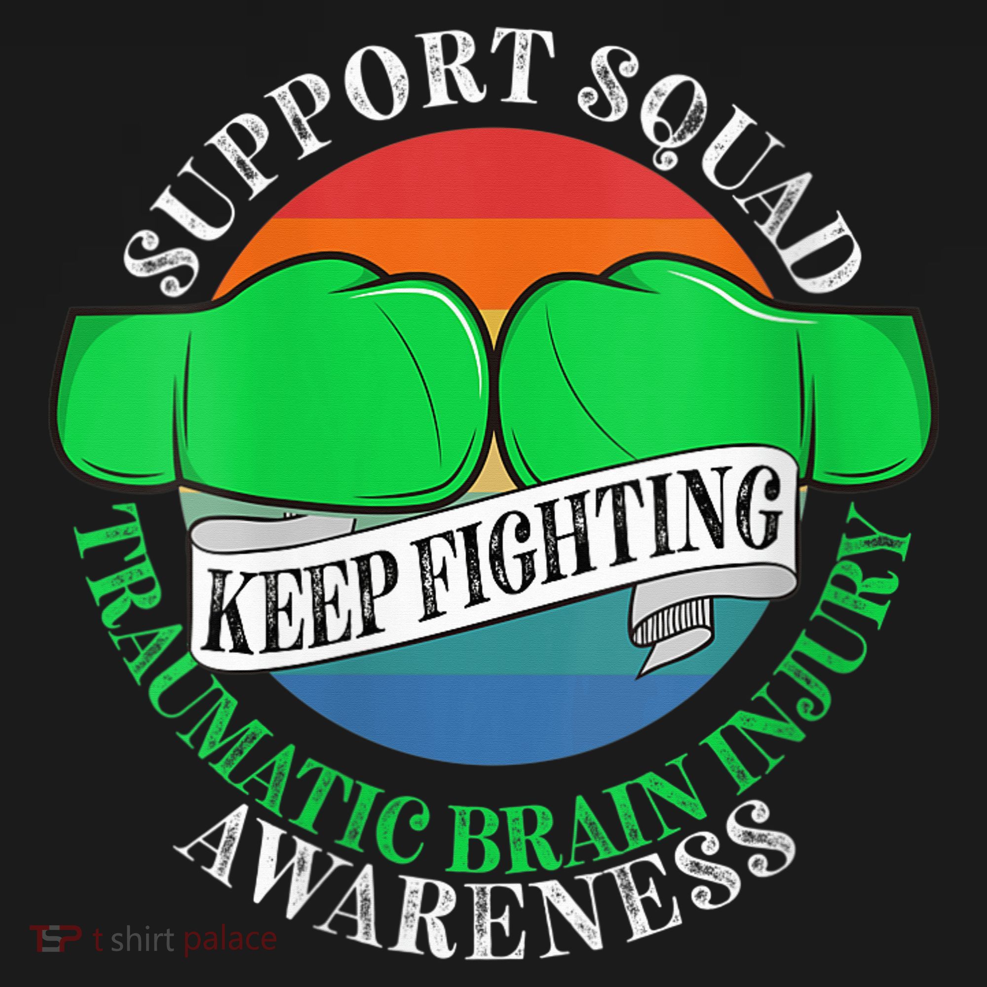 Wo Cancer Support Awareness Squad I TBI Traumatic Brain Injury Baby Bodysuit