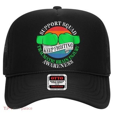 Wo Cancer Support Awareness Squad I TBI Traumatic Brain Injury Hat