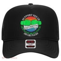 Wo Cancer Support Awareness Squad I TBI Traumatic Brain Injury Hat thumb 0