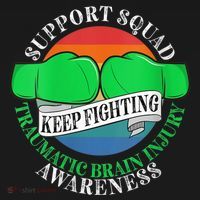 Wo Cancer Support Awareness Squad I TBI Traumatic Brain Injury Toddler Hoodie thumb 2