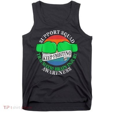 Wo Cancer Support Awareness Squad I TBI Traumatic Brain Injury Tank Top