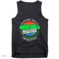 Wo Cancer Support Awareness Squad I TBI Traumatic Brain Injury Tank Top thumb 0