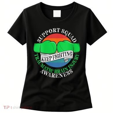 Wo Cancer Support Awareness Squad I TBI Traumatic Brain Injury Women's T-Shirt