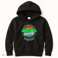 Wo Cancer Support Awareness Squad I TBI Traumatic Brain Injury Kids Hoodie thumb 0