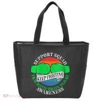 Wo Cancer Support Awareness Squad I TBI Traumatic Brain Injury Tote Bag thumb 0