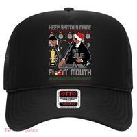 Will Chris Slap Award Show Keep Santa's Name Out Your Mouth Ugly Christmas Hat thumb 0