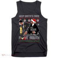 Will Chris Slap Award Show Keep Santa's Name Out Your Mouth Ugly Christmas Tank Top thumb 0