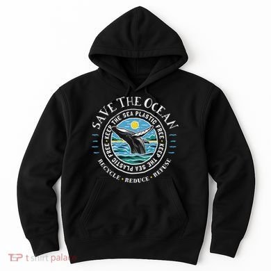 Whale Conservation Save The Ocean Humpback Whale Lover Hoodie