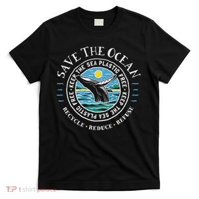 Whale Conservation Save The Ocean Humpback Whale Lover T-Shirt
