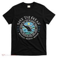 Whale Conservation Save The Ocean Humpback Whale Lover T-Shirt thumb 0