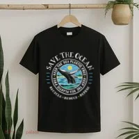 Whale Conservation Save The Ocean Humpback Whale Lover T-Shirt thumb 2