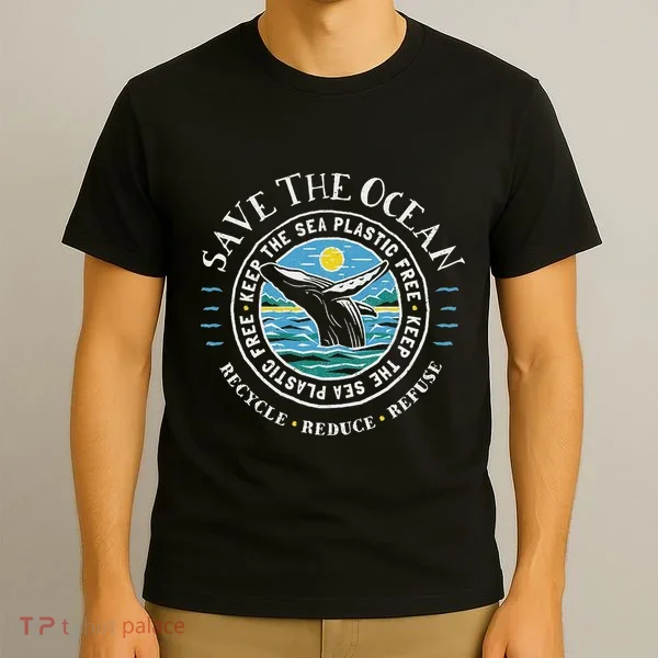 Whale Conservation Save The Ocean Humpback Whale Lover T-Shirt