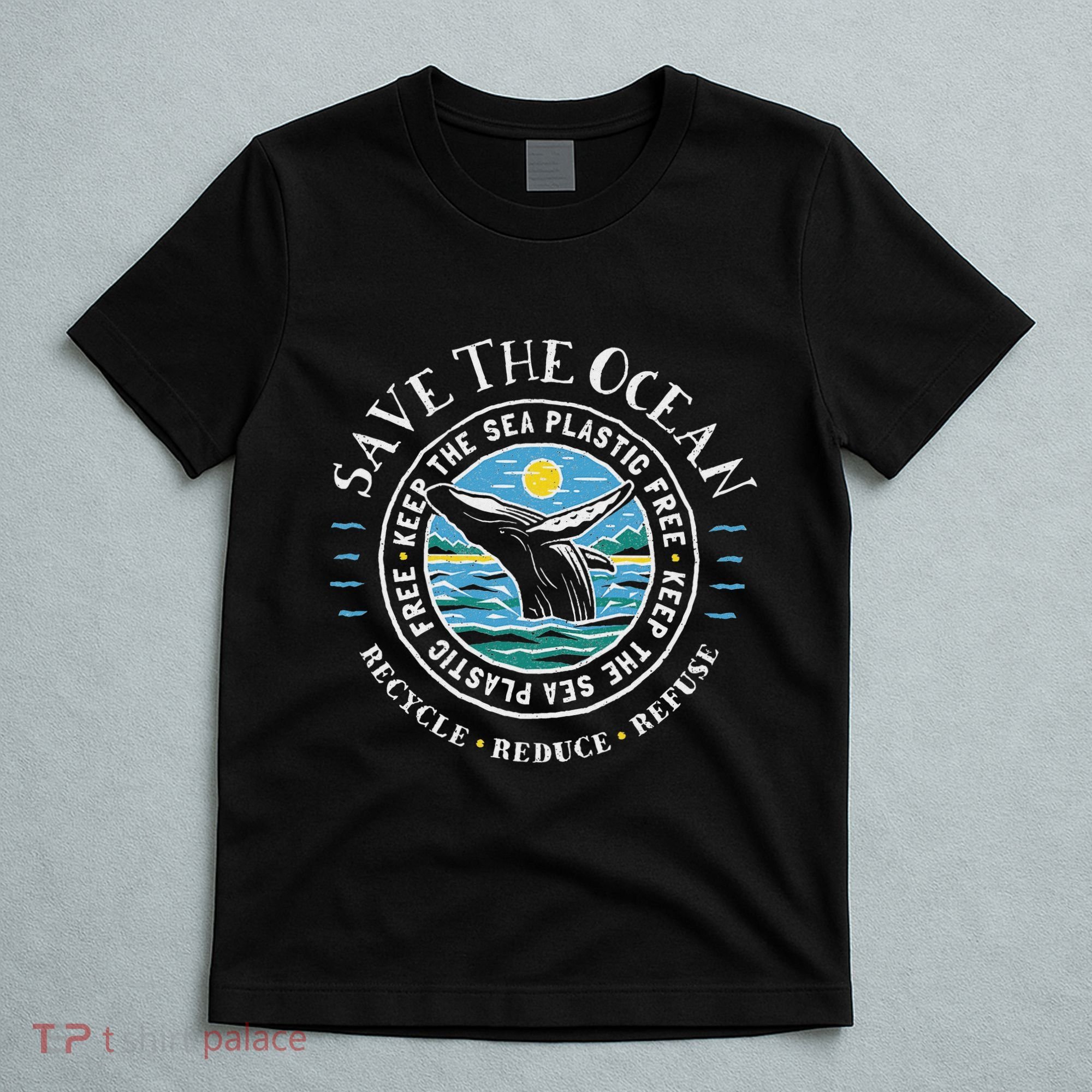Whale Conservation Save The Ocean Humpback Whale Lover T-Shirt