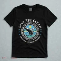 Whale Conservation Save The Ocean Humpback Whale Lover T-Shirt thumb 5