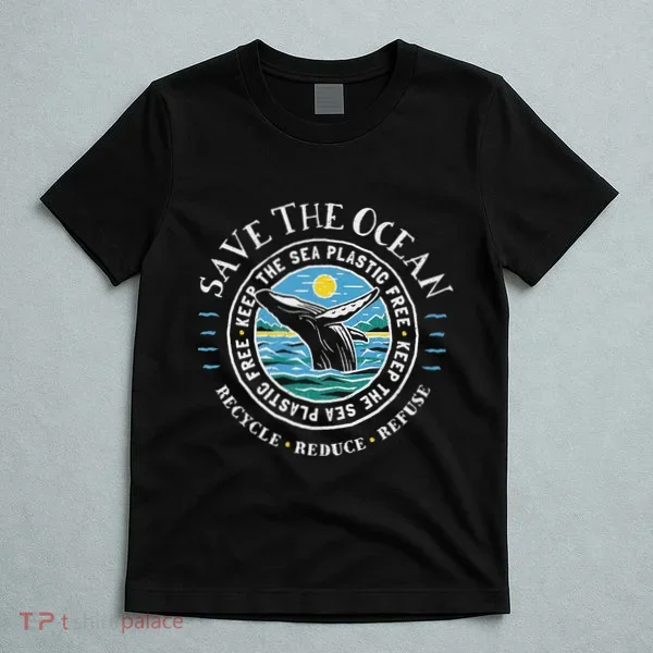 Whale Conservation Save The Ocean Humpback Whale Lover T-Shirt