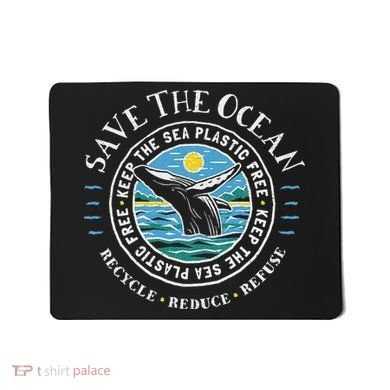 Whale Conservation Save The Ocean Humpback Whale Lover Mousepad