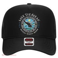 Whale Conservation Save The Ocean Humpback Whale Lover Hat thumb 0