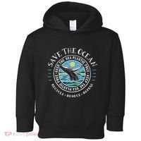 Whale Conservation Save The Ocean Humpback Whale Lover Toddler Hoodie thumb 0