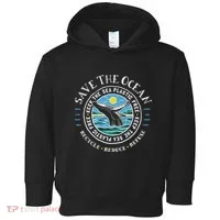 Whale Conservation Save The Ocean Humpback Whale Lover Toddler Hoodie thumb 0