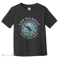 Whale Conservation Save The Ocean Humpback Whale Lover Toddler T-Shirt thumb 0