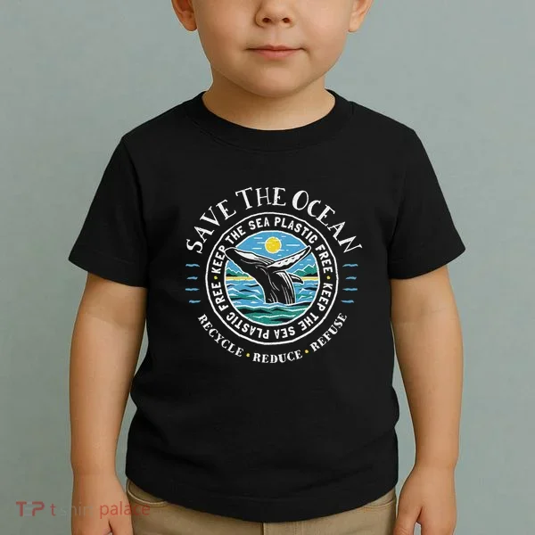 Whale Conservation Save The Ocean Humpback Whale Lover Toddler T-Shirt