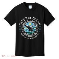 Whale Conservation Save The Ocean Humpback Whale Lover Kids T-Shirt thumb 0