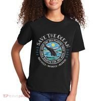 Whale Conservation Save The Ocean Humpback Whale Lover Kids T-Shirt thumb 2