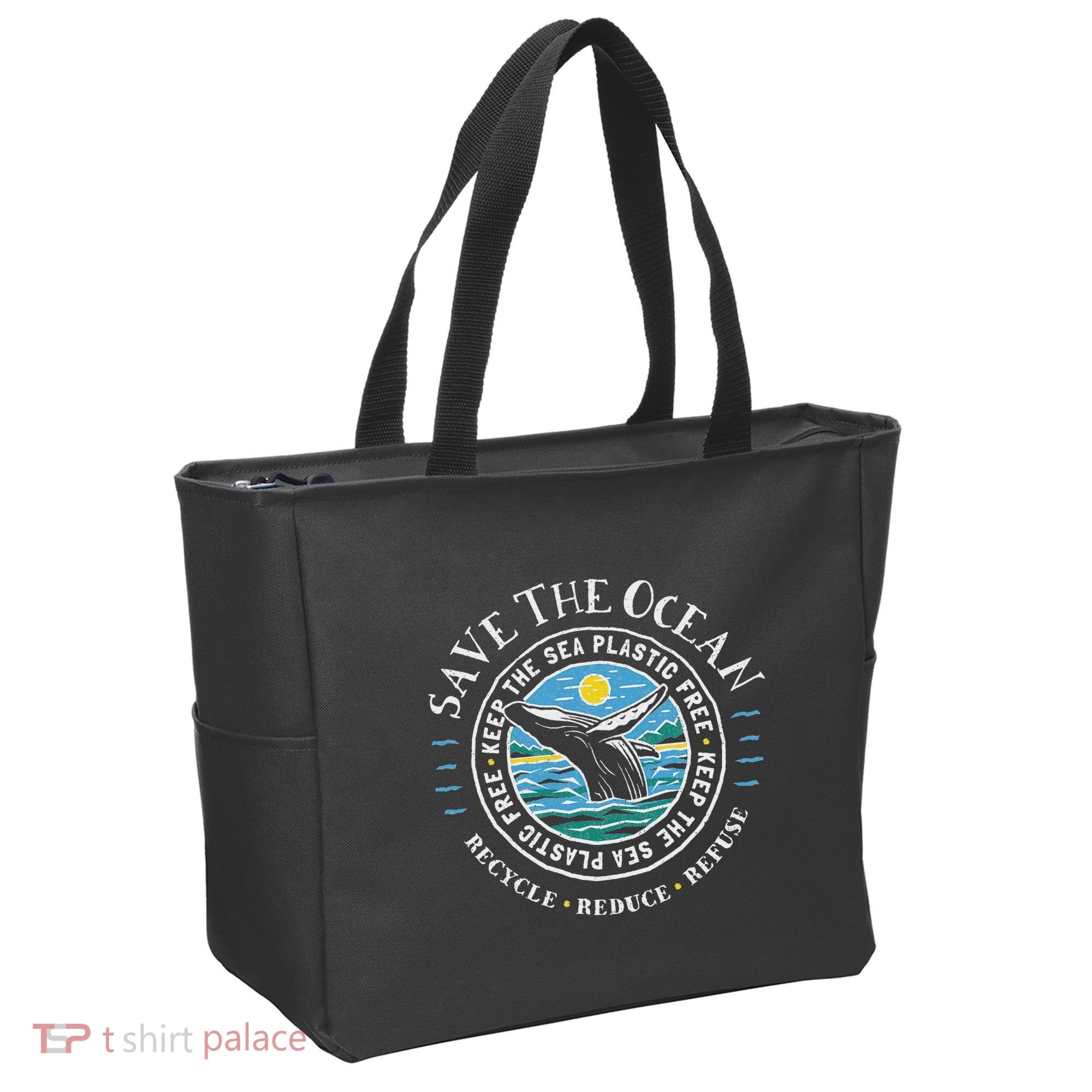 Whale Conservation Save The Ocean Humpback Whale Lover Tote Bag