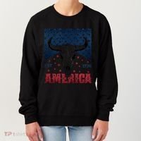 Western Cow Skull America Est 1776 Women's Sweatshirt thumb 0