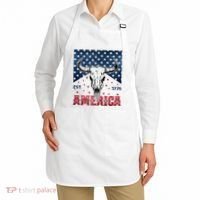 Western Cow Skull America Est 1776 Apron thumb 2