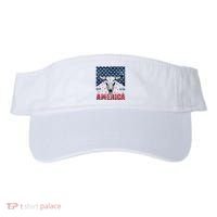 Western Cow Skull America Est 1776 Visor thumb 0