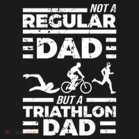 World Coolest Triathlon Dad For Triathlete Daddy Gift Bucket Hat thumb 4