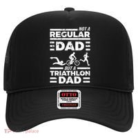 World Coolest Triathlon Dad For Triathlete Daddy Gift Hat thumb 0