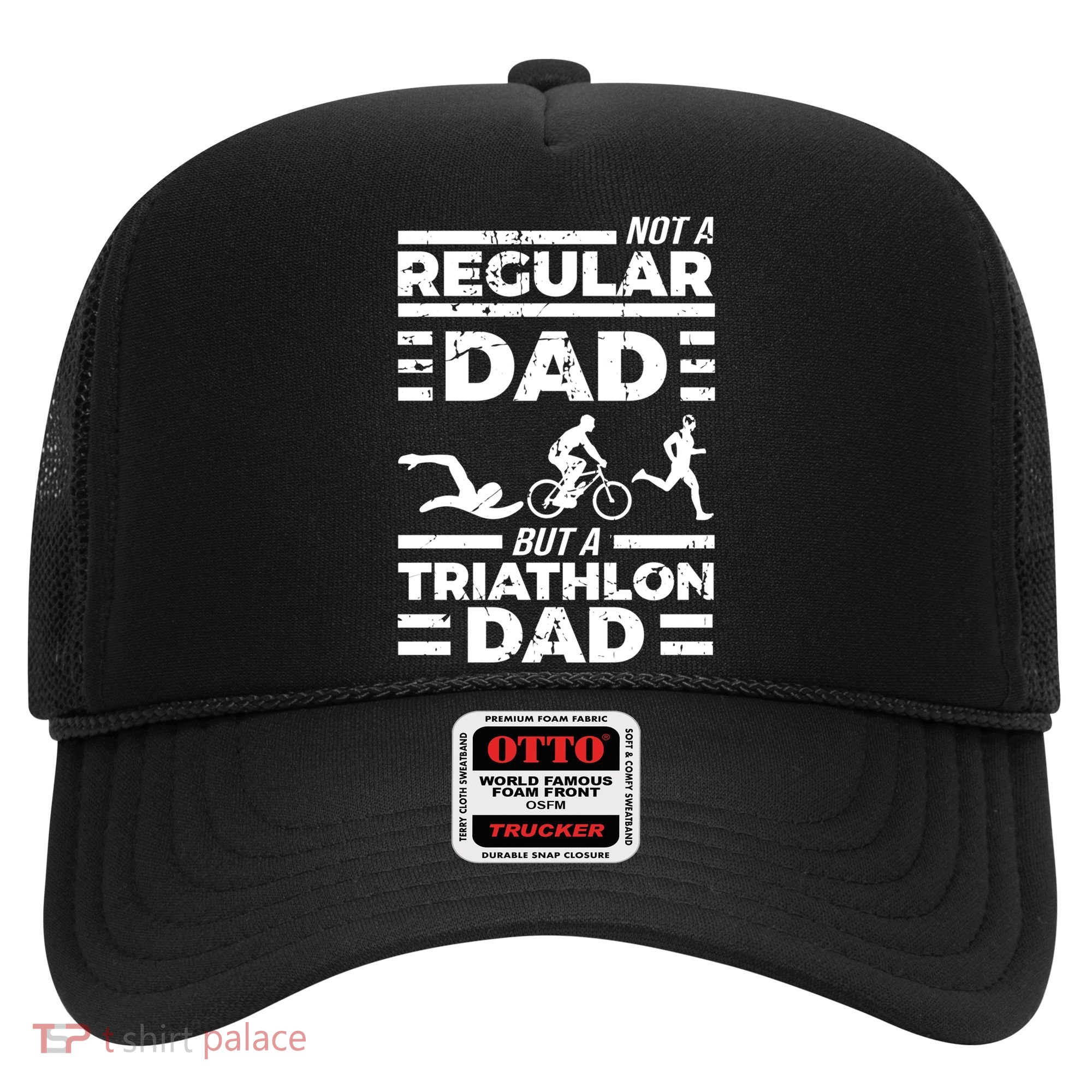 World Coolest Triathlon Dad For Triathlete Daddy Gift Hat