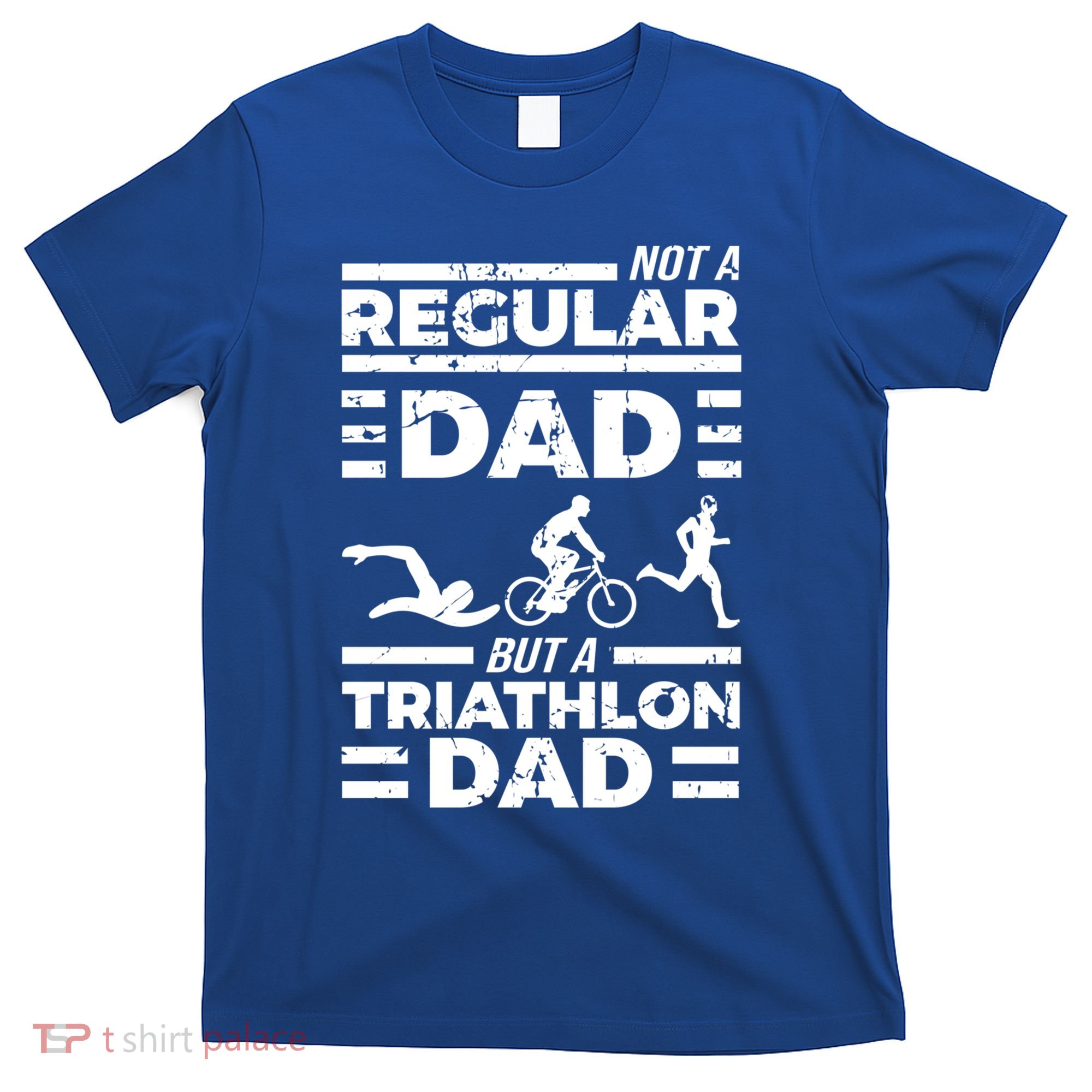 World Coolest Triathlon Dad For Triathlete Daddy Gift T-Shirt