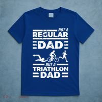 World Coolest Triathlon Dad For Triathlete Daddy Gift T-Shirt thumb 5