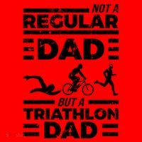 World Coolest Triathlon Dad For Triathlete Daddy Gift Santa Hat thumb 1