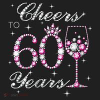 WoM.e.ns Cheers to 60 Years 60th Birthday Party 60 Years Old V-Neck Urban Oversized Heavyweight T-Shirt thumb 2