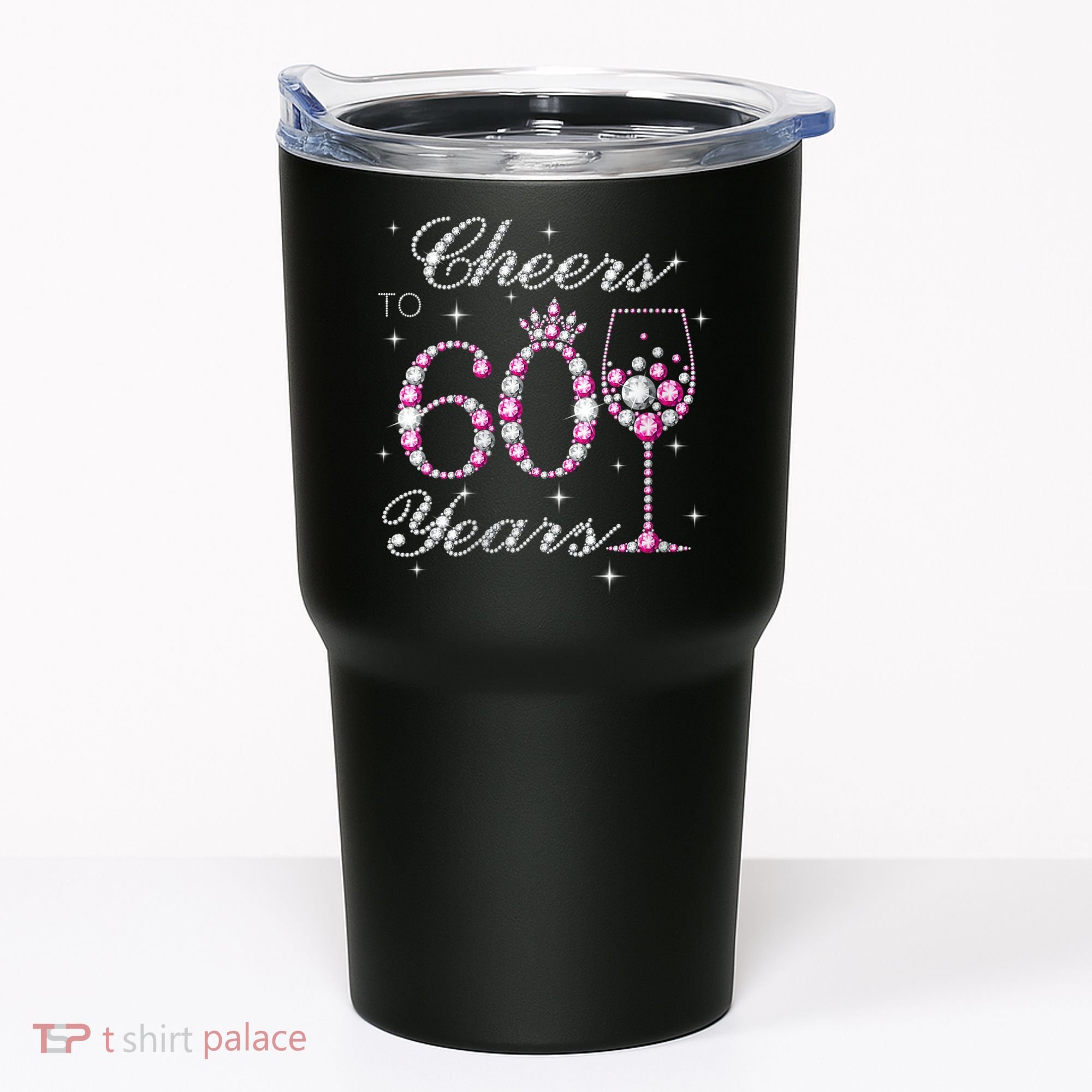WoM.e.ns Cheers to 60 Years 60th Birthday Party 60 Years Old V-Neck Tumbler