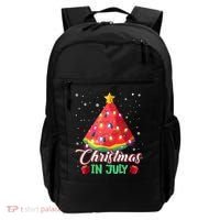 Watermelon Christmas Tree Christmas In July Summer Vacation Backpack thumb 0