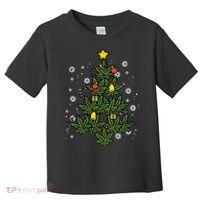 Weed Christmas Tree Xmas Pj 420 Cannabis Marijuana Pot Toddler T-Shirt thumb 0